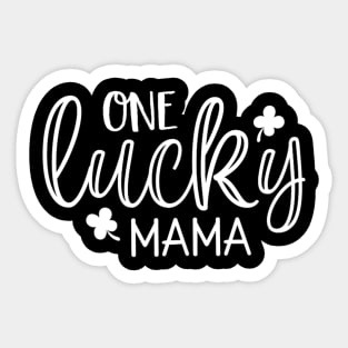 ONE LUCKY MAMA Sticker